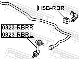 FEBEST 0323-RBRR EAN: 4056111063614.
