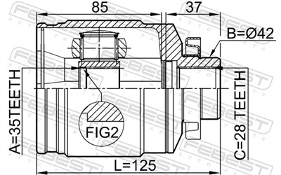 FEBEST 1211-SFCLRH EAN: 4056111056562.