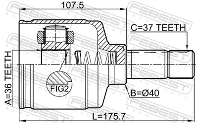 FEBEST 2511-EXPLH EAN: 4056111165448.