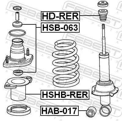 FEBEST HSHB-RER EAN: 4056111092447.