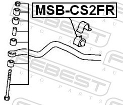 FEBEST MSB-CS2FR EAN: 4056111069555.