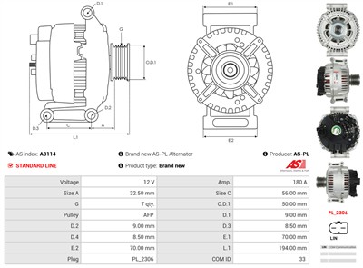 AS-PL A3114 EAN: 5901259443837.