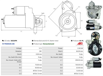 AS-PL S0223PR EAN: 5902129079750.