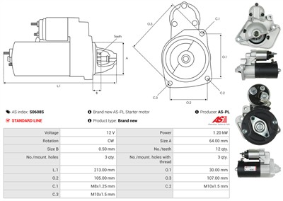 AS-PL S0608S EAN: 5902129043287.
