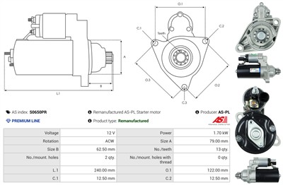 AS-PL S0650PR EAN: 5902129074168.