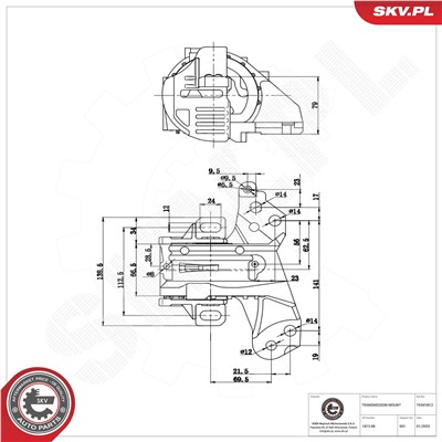 ESEN SKV 75SKV812 EAN: 5906302230983.
