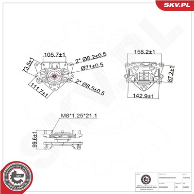 ESEN SKV 75SKV822 EAN: 5906302231669.