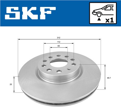 SKF VKBD 80006 V1 EAN: 7316581893218.