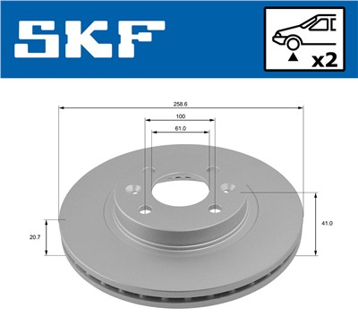 SKF VKBD 80011 V2 EAN: 7316581893263.