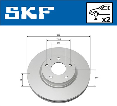 SKF VKBD 80147 V2 EAN: 7316581894734.