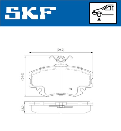 SKF VKBP 80092 E EAN: 7316581296323.