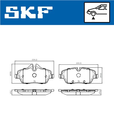 SKF VKBP 80093 EAN: 7316581297566.