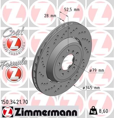 ZIMMERMANN 150.3421.70 EAN: 4250238704607.