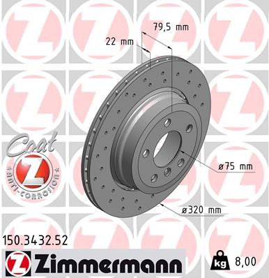 ZIMMERMANN 150.3432.52 EAN: 4250238754749.