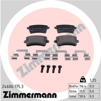 ZIMMERMANN 24606.175.3 Číslo výrobce: 24606. EAN: 4250238765301.