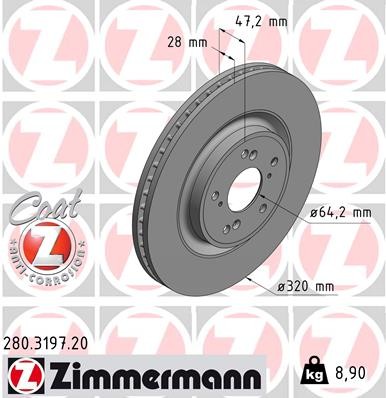 ZIMMERMANN 280.3197.20 EAN: 4250238782063.