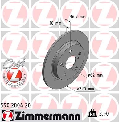 ZIMMERMANN 590.2804.20 EAN: 4250238748632.