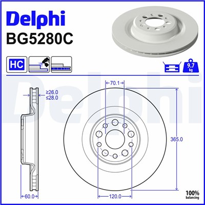 DELPHI BG5280C