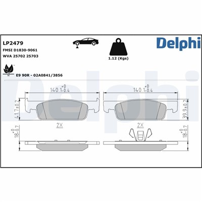 DELPHI LP2479 EAN: 5012759497647.