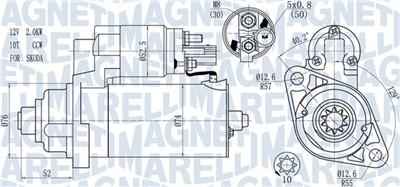 MAGNETI MARELLI 063721393010 Číslo výrobce: MQS1393. EAN: 8050947002676.